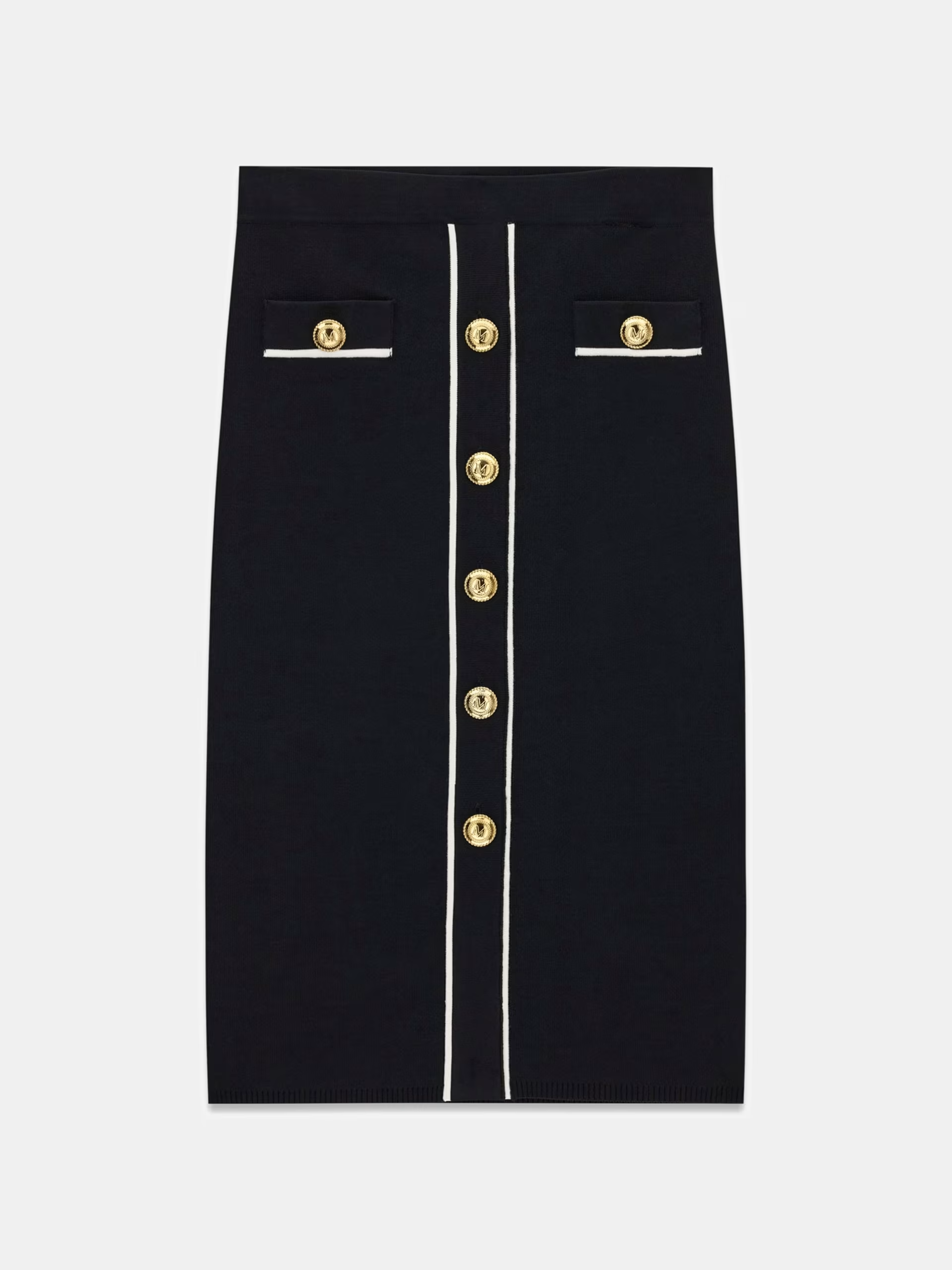 Saia Lápis em Malha NOEMI Preto - Guess Marciano  5