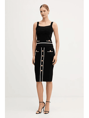 Top de Malha NOEMI Preto - Guess Marciano