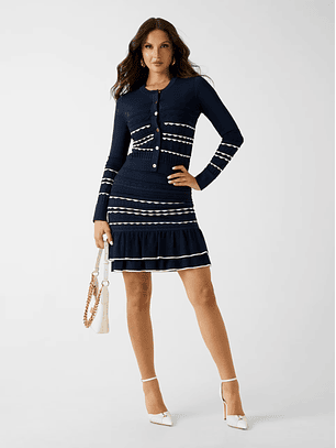 Casaco de Malha BRUNA Azul - Guess Marciano