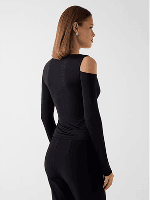 Camisola ELSA com Abertura Preto - Guess Marciano