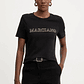 T-shirt MABEL Lettering Preto - Guess Marciano  - Thumbnail 1