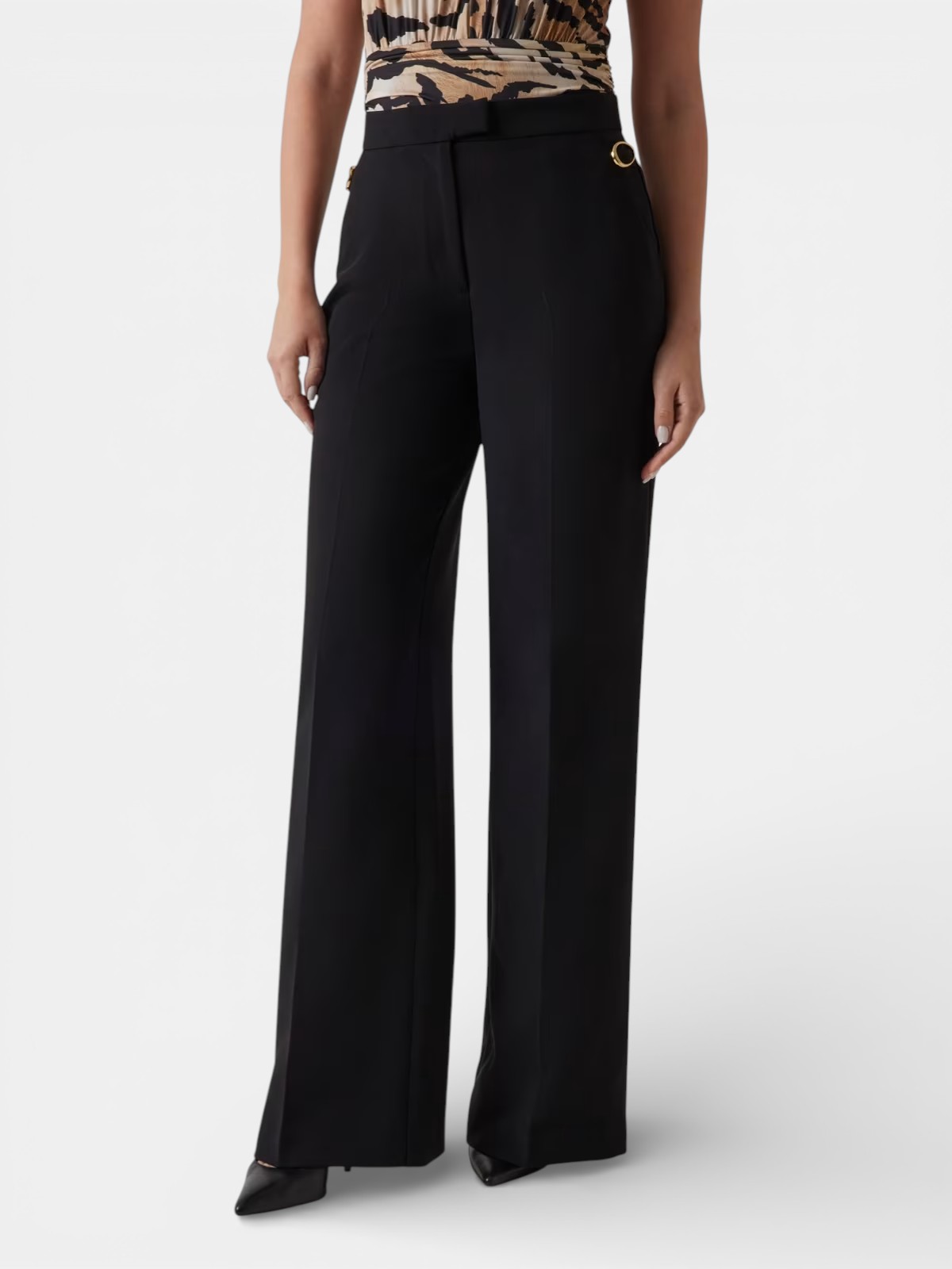 Calças Largas ZAIRA Preto - Guess Marciano 1