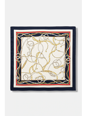 Lenço Correntes Azul e Bege  - Guess Marciano