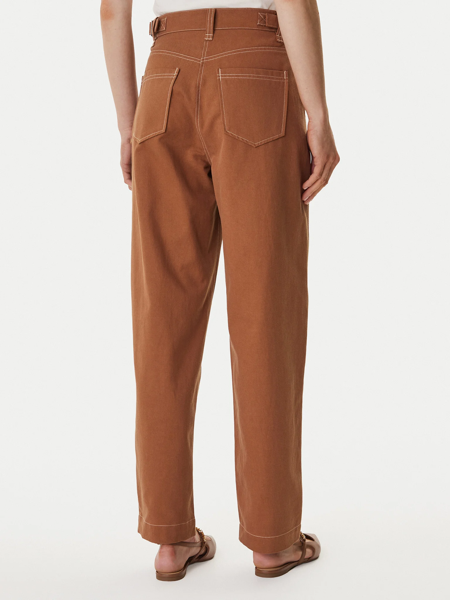 Calças Largas CORELINE Camel - Guess  3