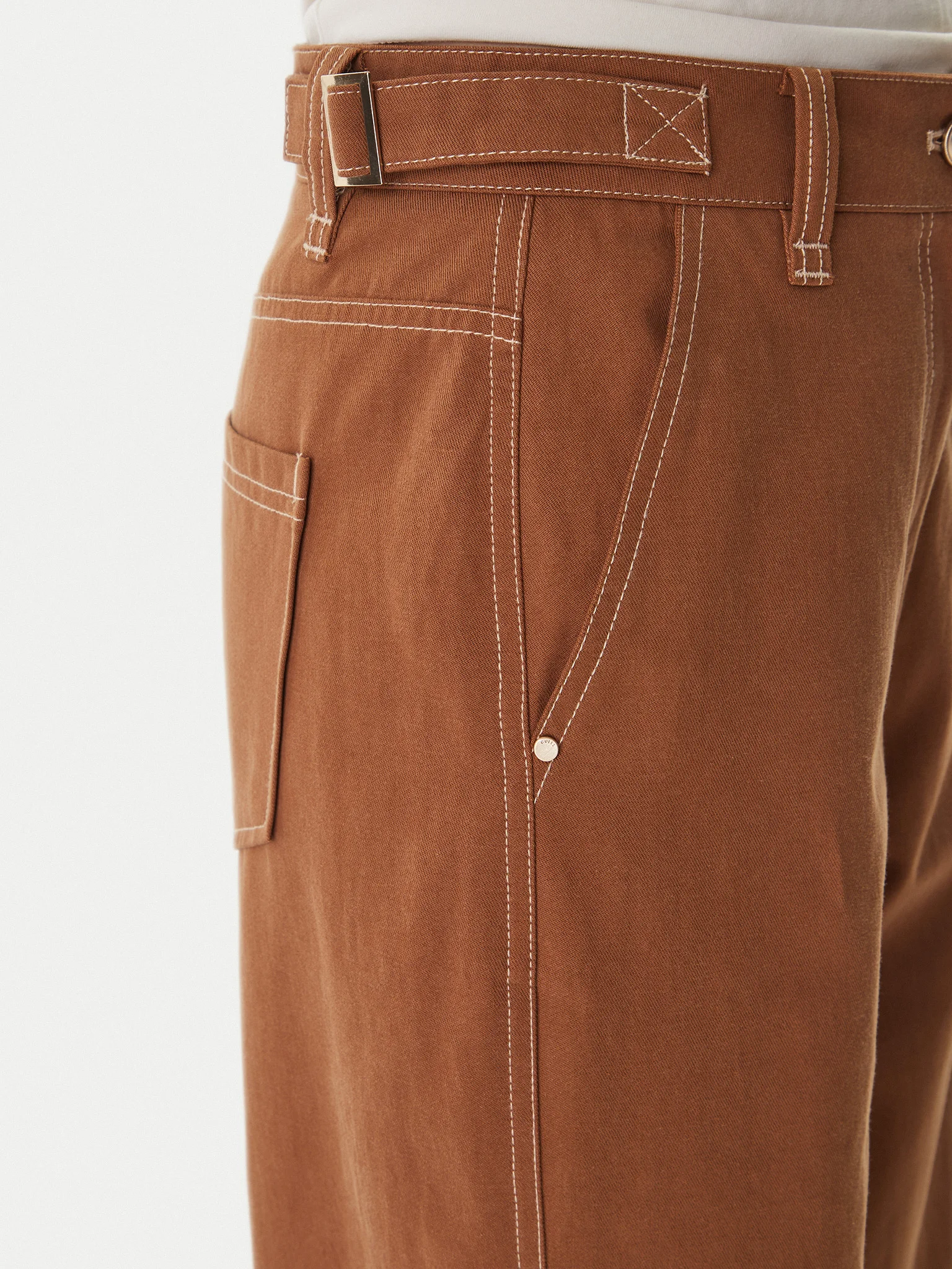 Calças Largas CORELINE Camel - Guess  5