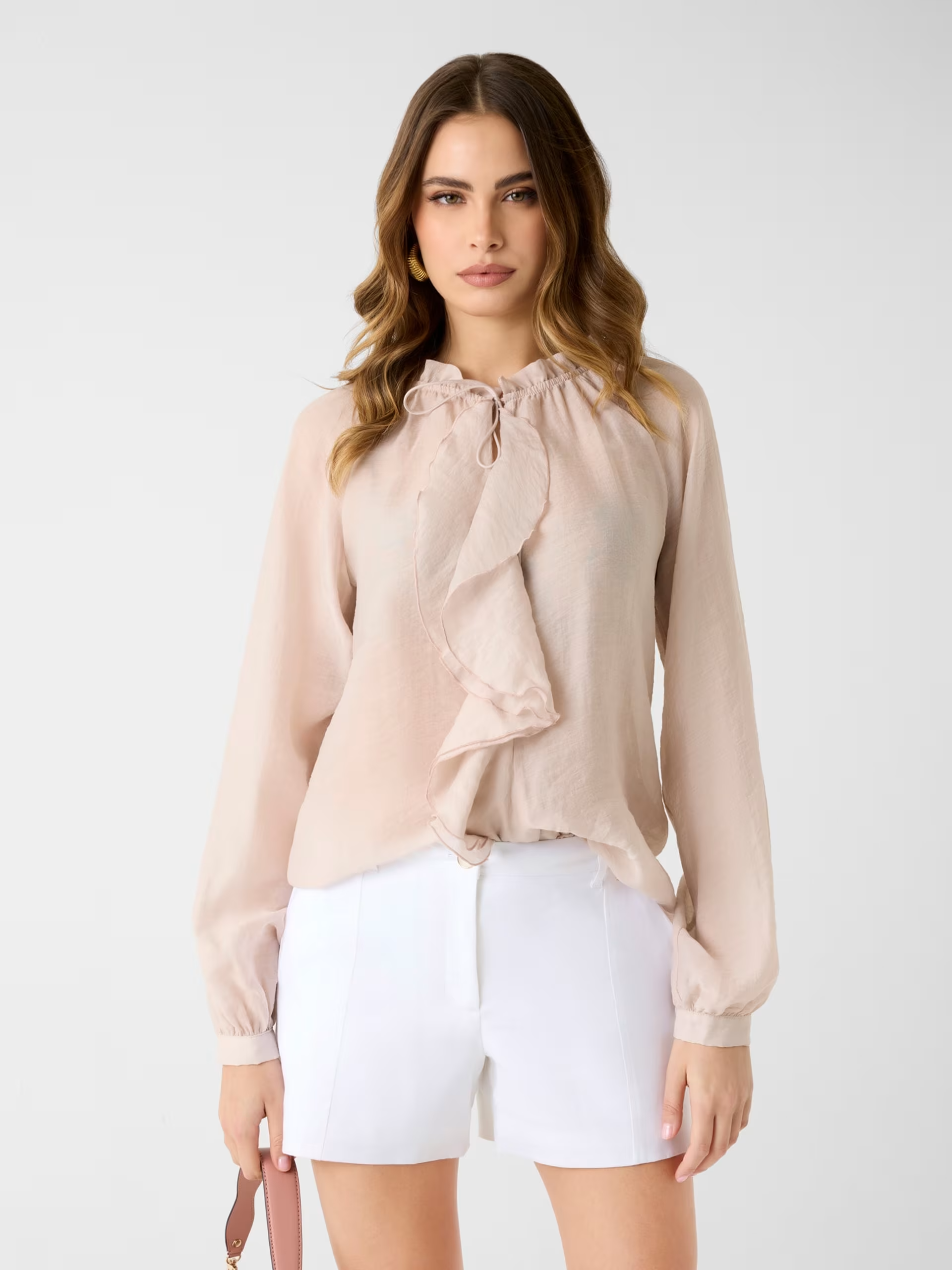 Blusa MAELYS Nude - Guess  - COPIE 1