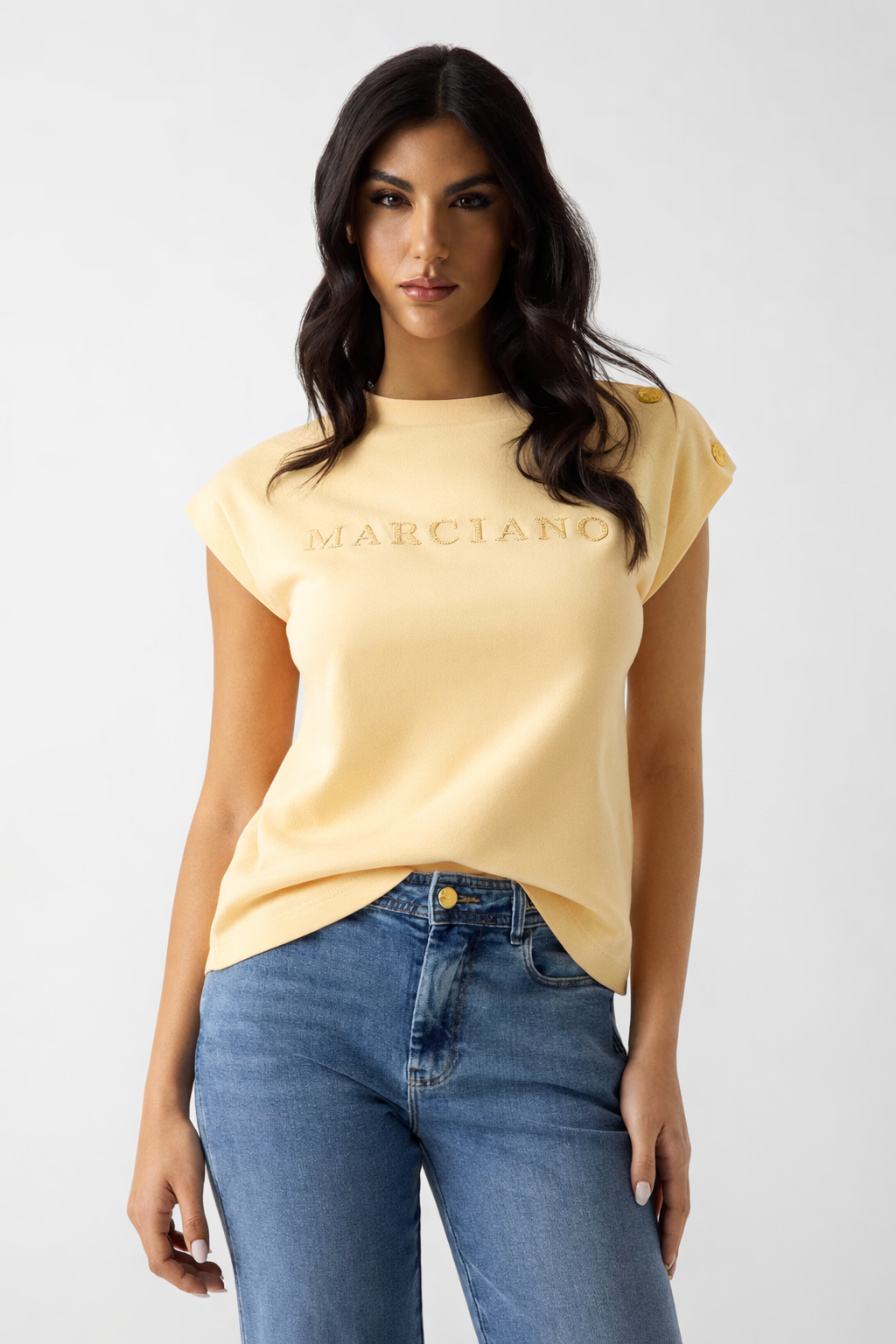 T-shirt LYRIS Amarelo - Guess Marciano  1