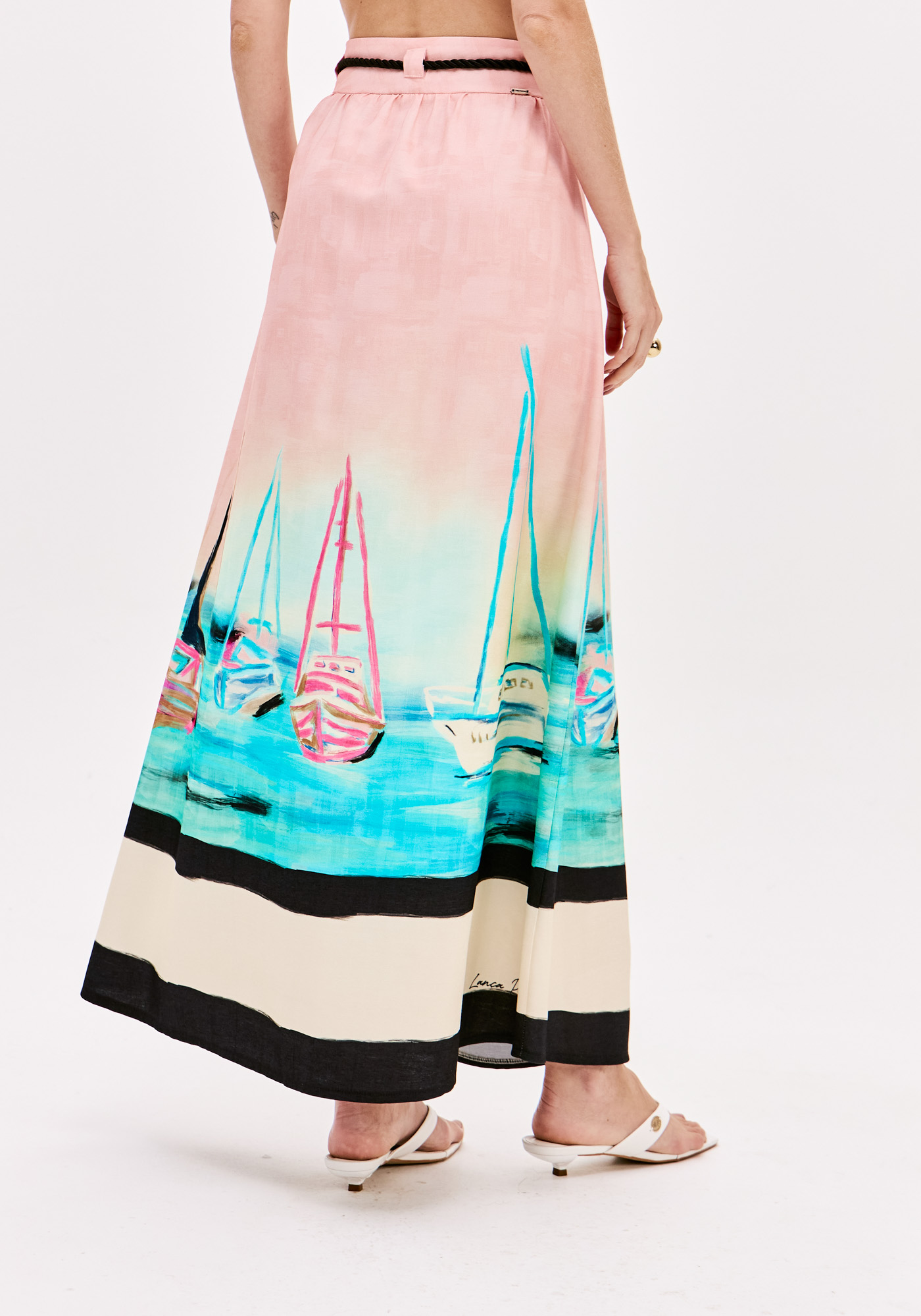 Saia Comprida COAST RIVIERA Rosa - Lança Perfume  4