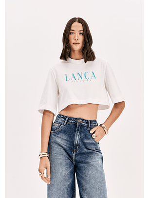 T-shirt + Lenço Branco - Lança Perfume