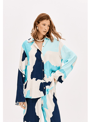 Camisa MARINE COAST Azul - Lança Perfume