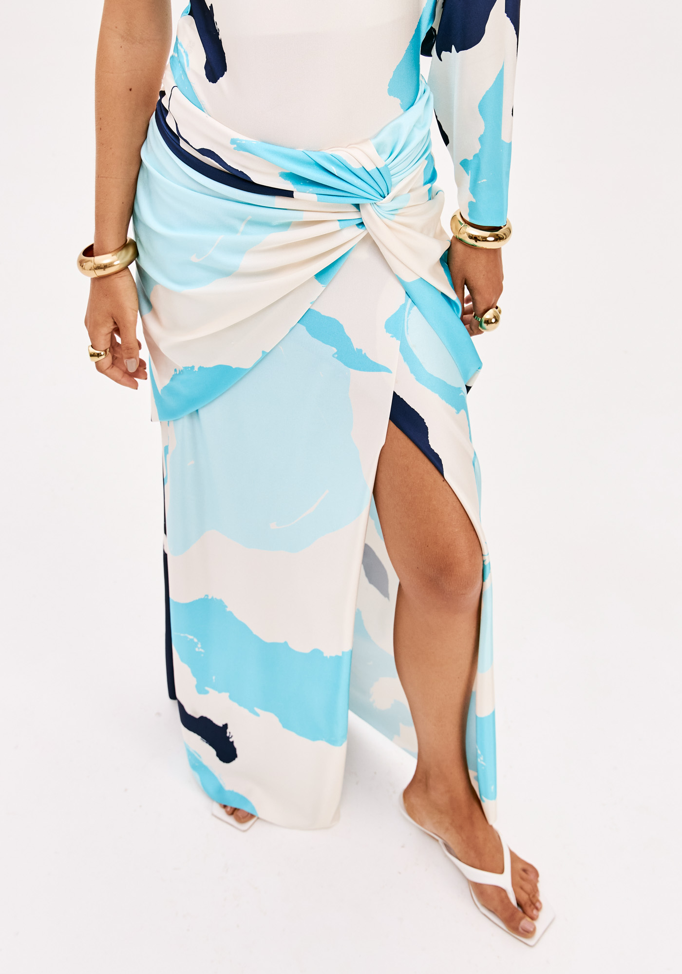 Saia Comprida MARINE COAST Azul - Lança Perfume 3