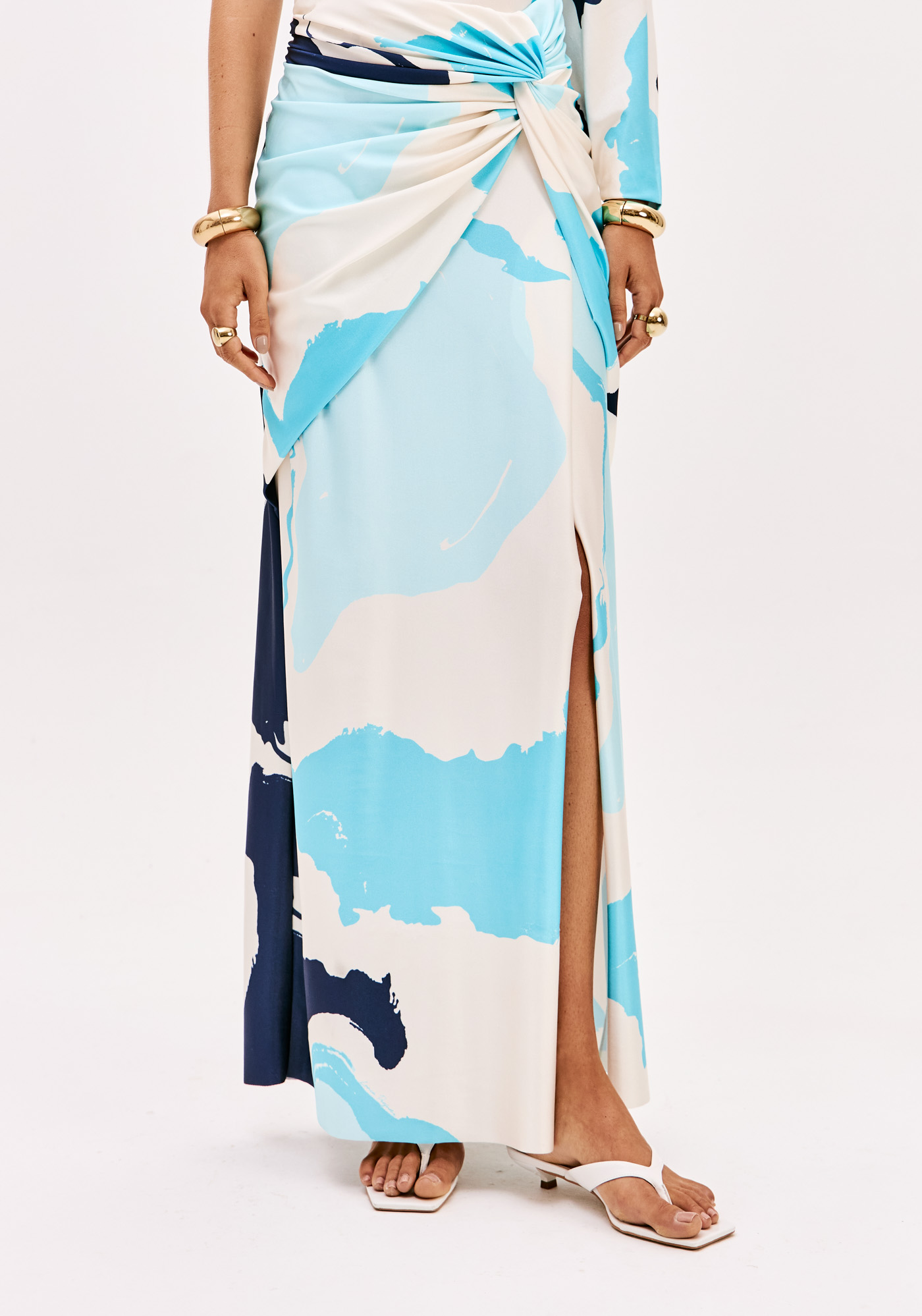 Saia Comprida MARINE COAST Azul - Lança Perfume 1