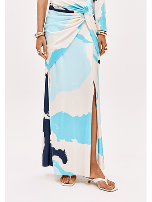 Saia Comprida MARINE COAST Azul - Lança Perfume