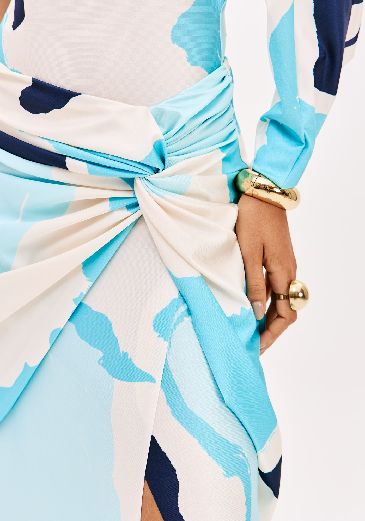 Saia Comprida MARINE COAST Azul - Lança Perfume 5