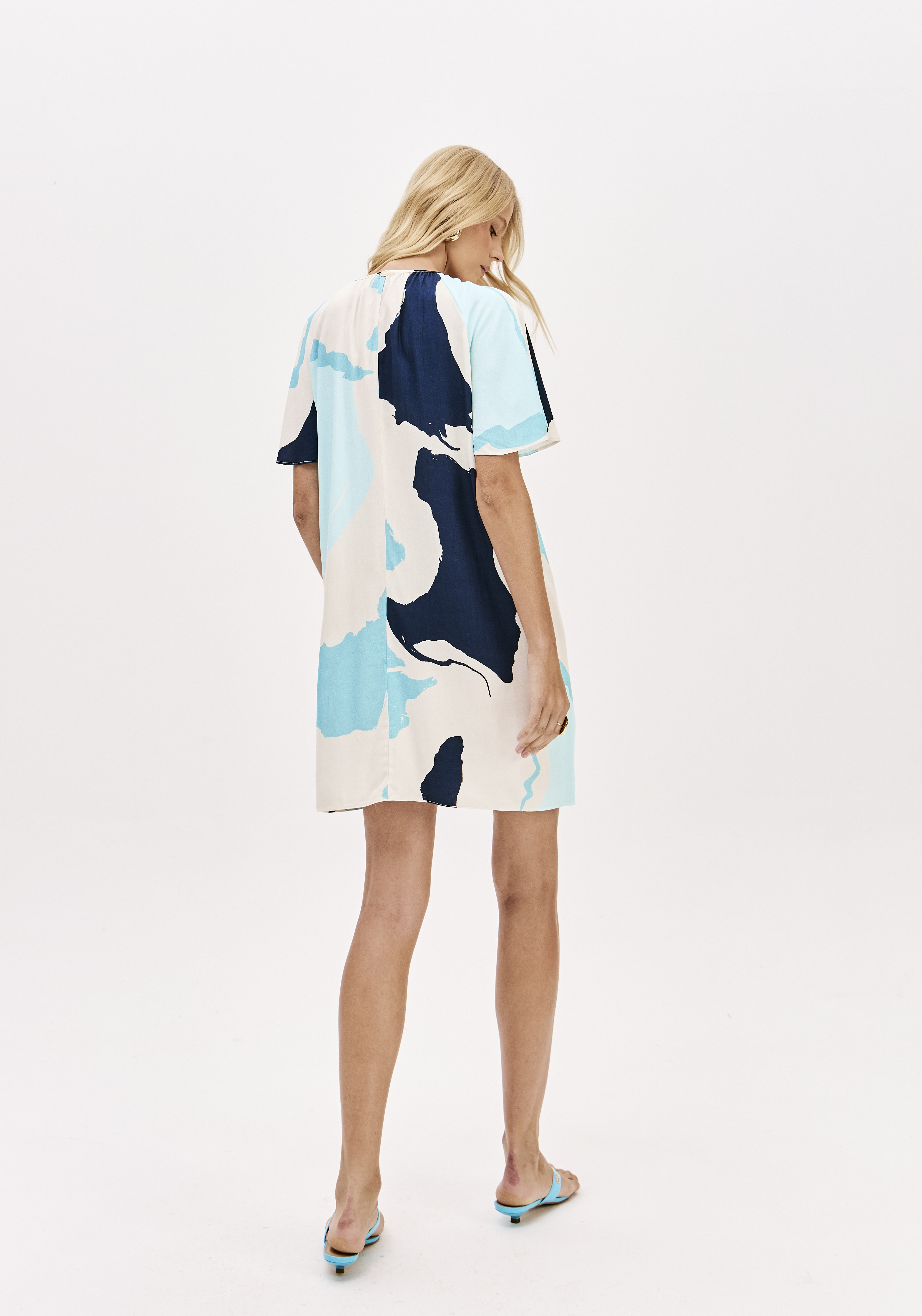 Vestido Curto MARINE COAST Azul - Lança Perfume 2