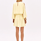 Vestido Curto com Mangas Abertas Amarelo - Lança Perfume  - Thumbnail 2