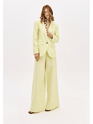 Blazer Oversize em Amarelo - Lança Perfume