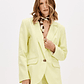 Blazer Oversize em Amarelo - Lança Perfume - Thumbnail 7