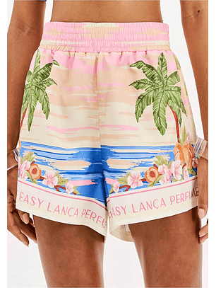 Calções FRESH SUNSET Rosa Multi - Lança Perfume Easy