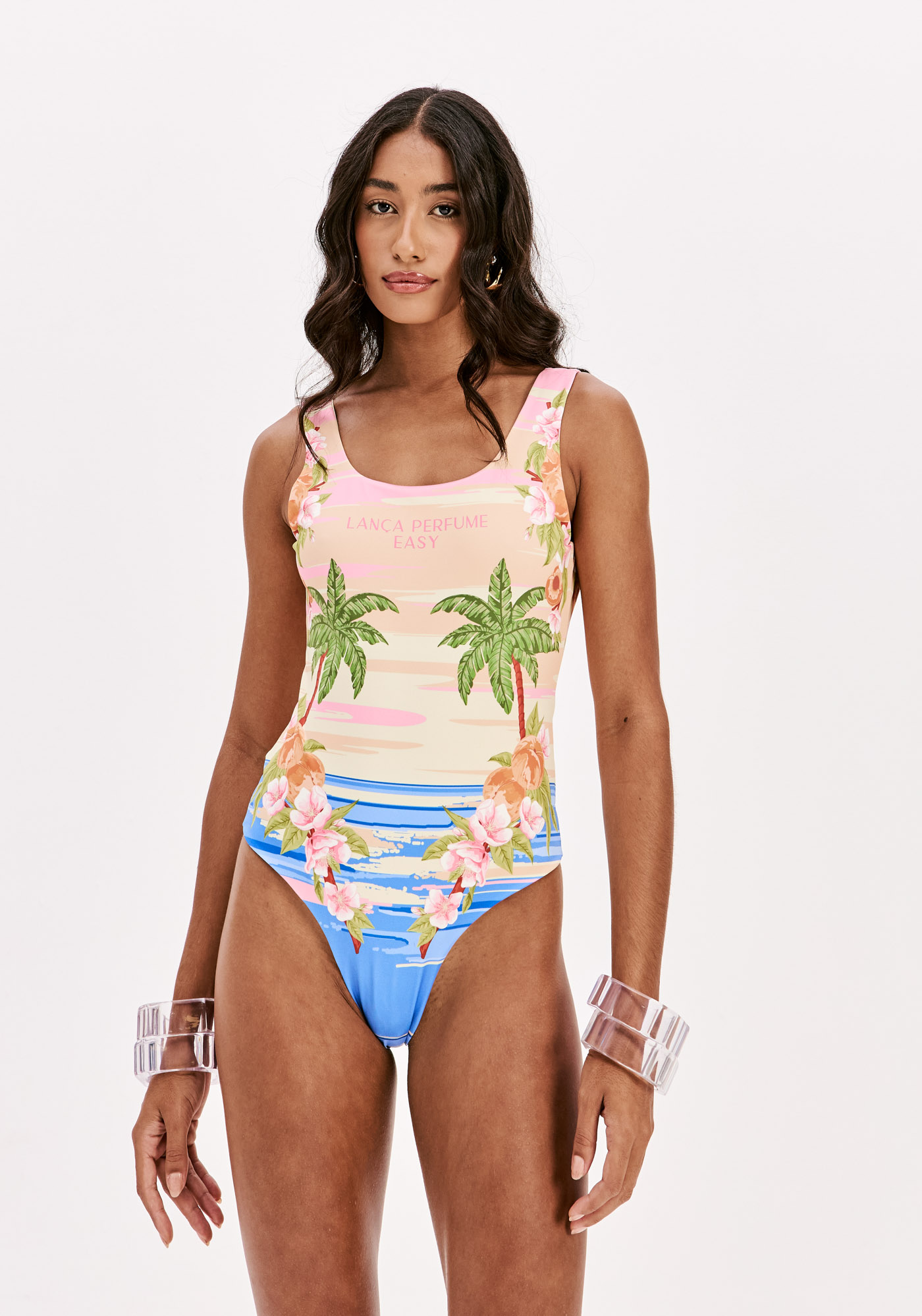 Fato de Banho FRESH SUNSET Rosa Multi - Lança Perfume 1