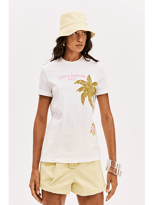 T-shirt Palmeiras Branco - Lança Perfume 