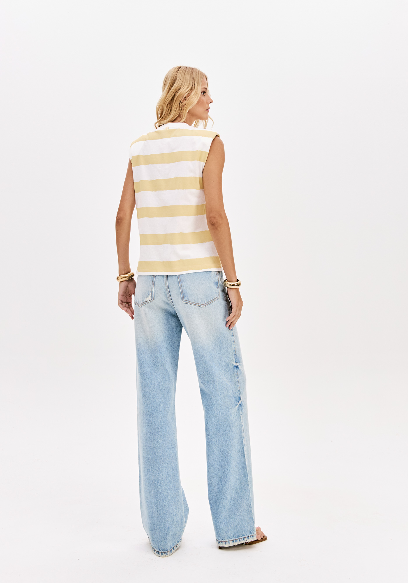 Calças Perna Direita Ganga Clara - Lança Perfume 3