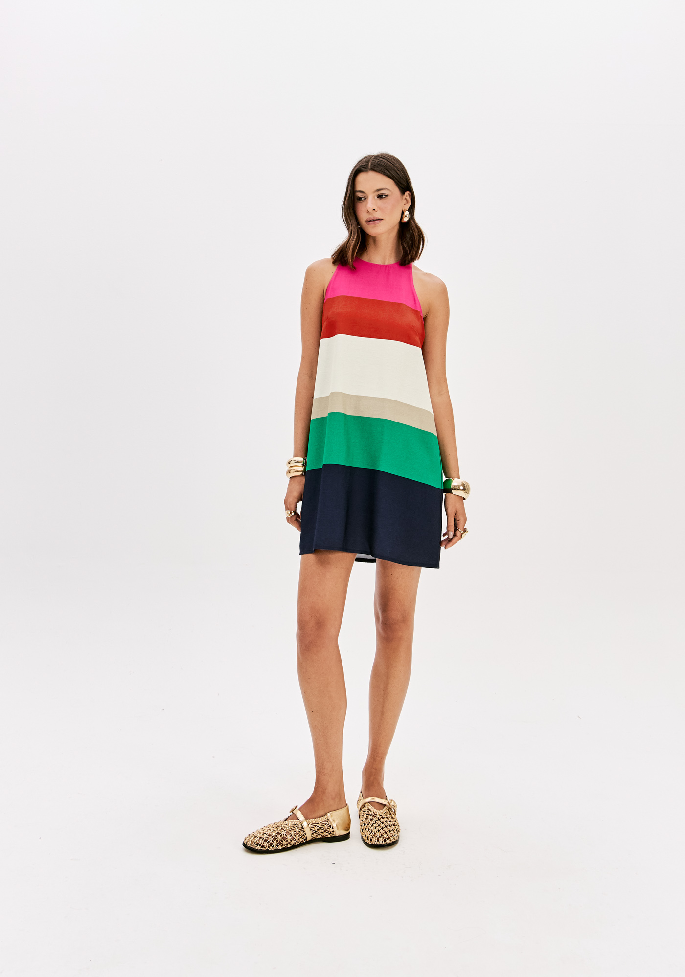 Vestido Curto SUNRESE STRIPES - Lança Perfume - COPIE 3