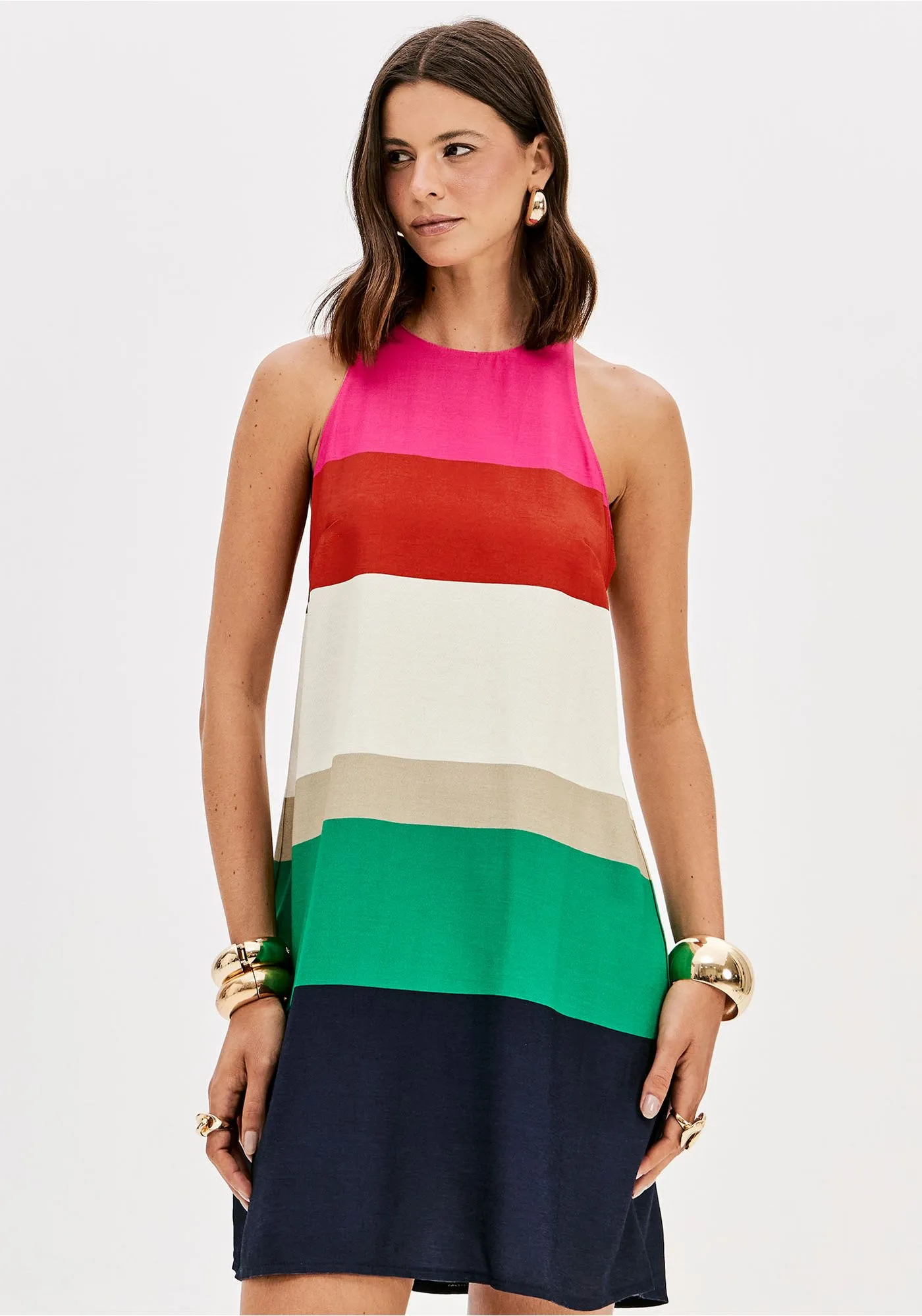 Vestido Curto SUNRESE STRIPES - Lança Perfume - COPIE 1