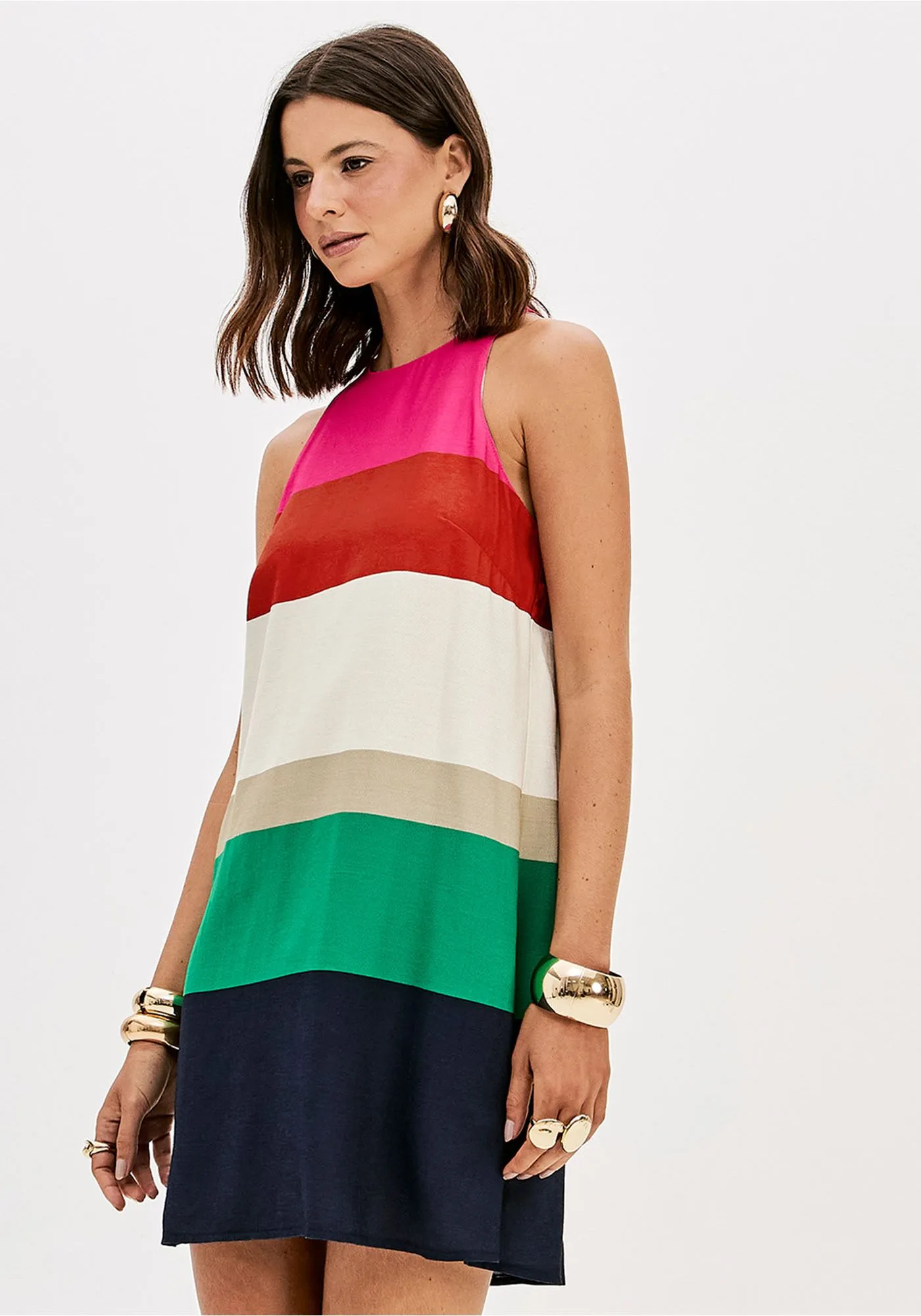 Vestido Curto SUNRESE STRIPES - Lança Perfume - COPIE 2