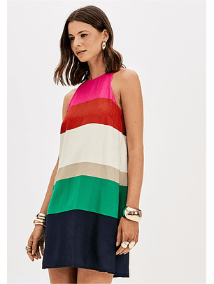 Vestido Curto SUNRESE STRIPES - Lança Perfume - COPIE