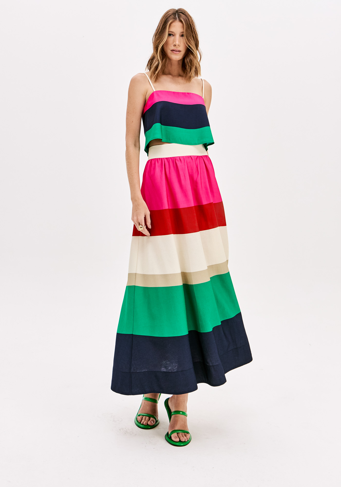 Saia Comprida SUNRESE STRIPES - Lança Perfume  3