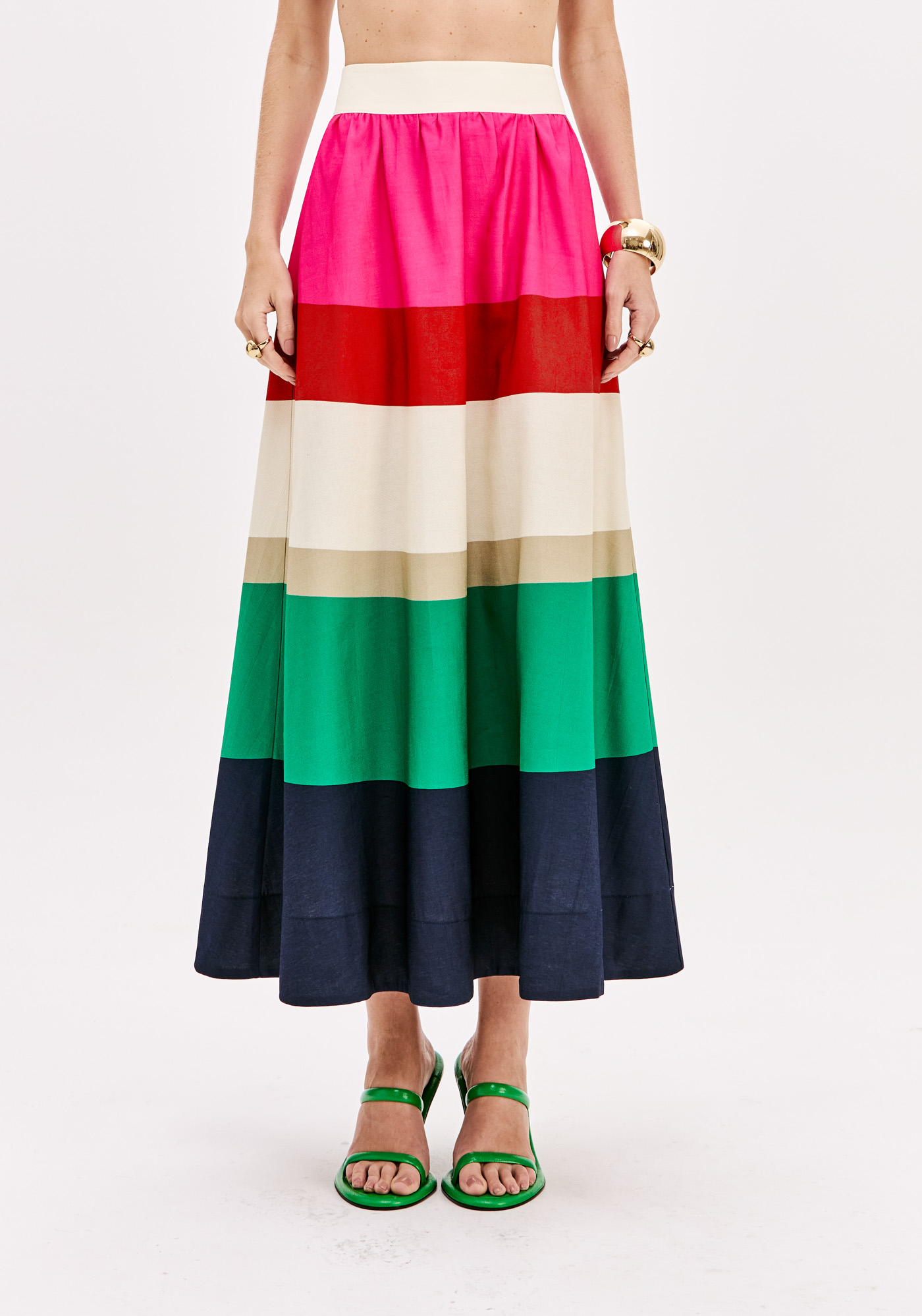 Saia Comprida SUNRESE STRIPES - Lança Perfume  1