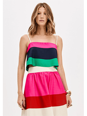 Top de Alças SUNRESE STRIPES - Lança Perfume 