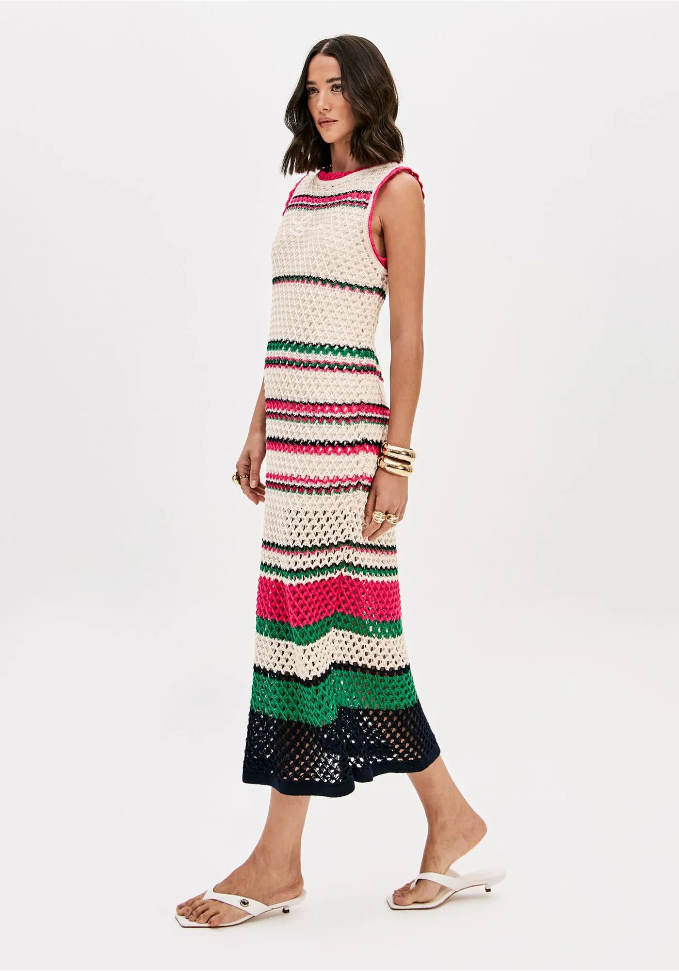 Vestido Comprido em Tricô Multi - Lança Perfume 2