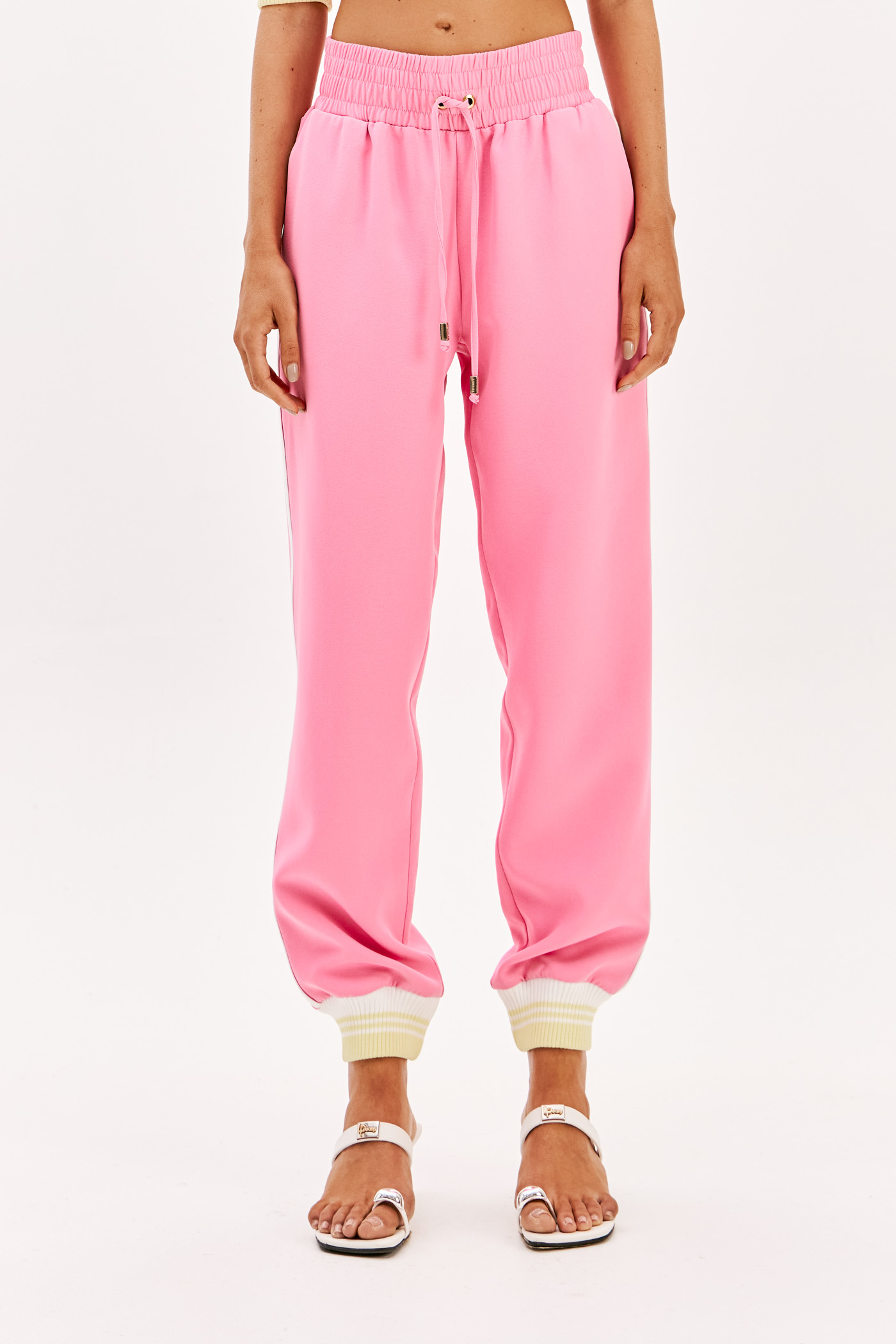 Calças Desportivas com Punho Rosa - Lança Perfume 1