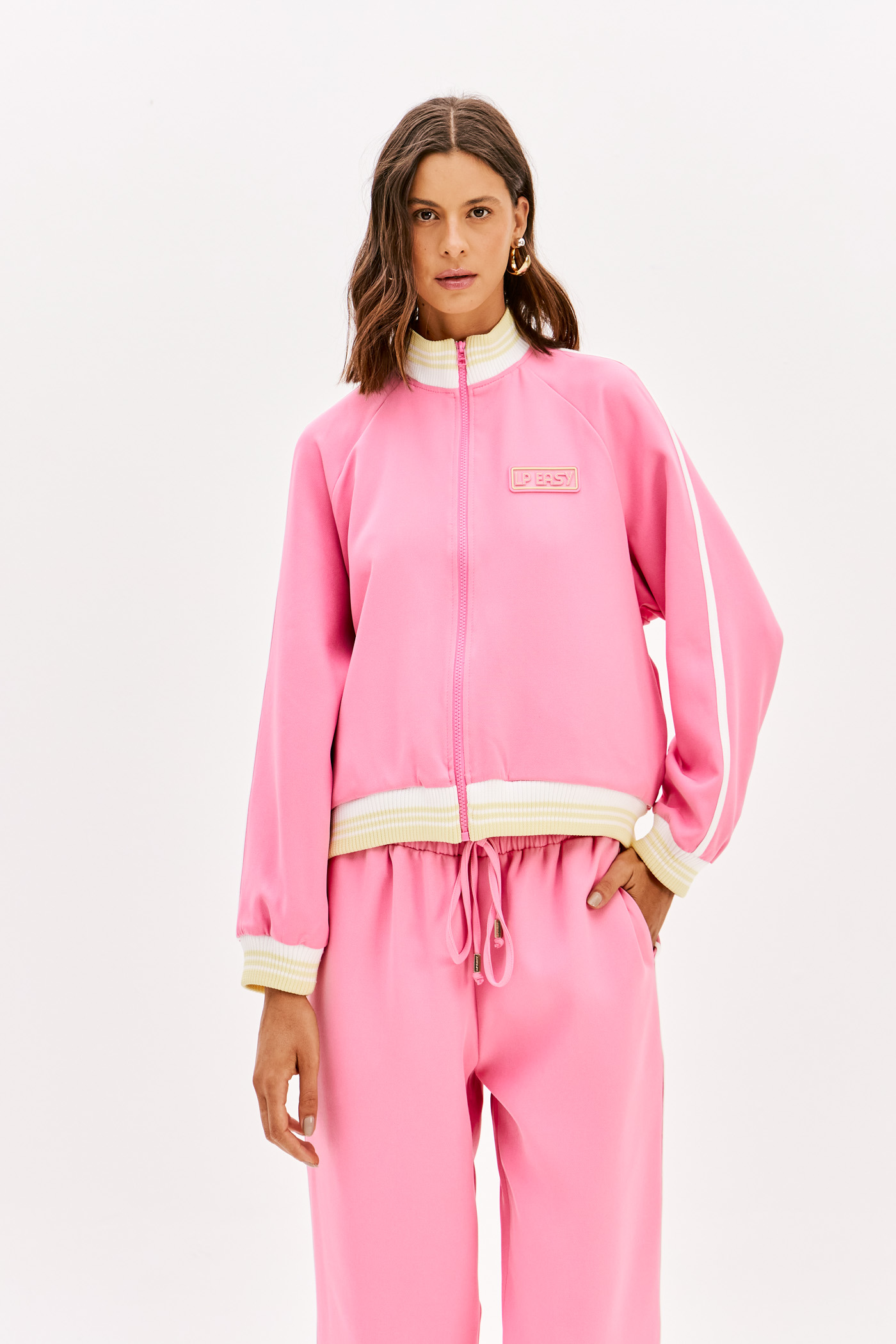 Casaco Desportivo Rosa - Lança Perfume  1