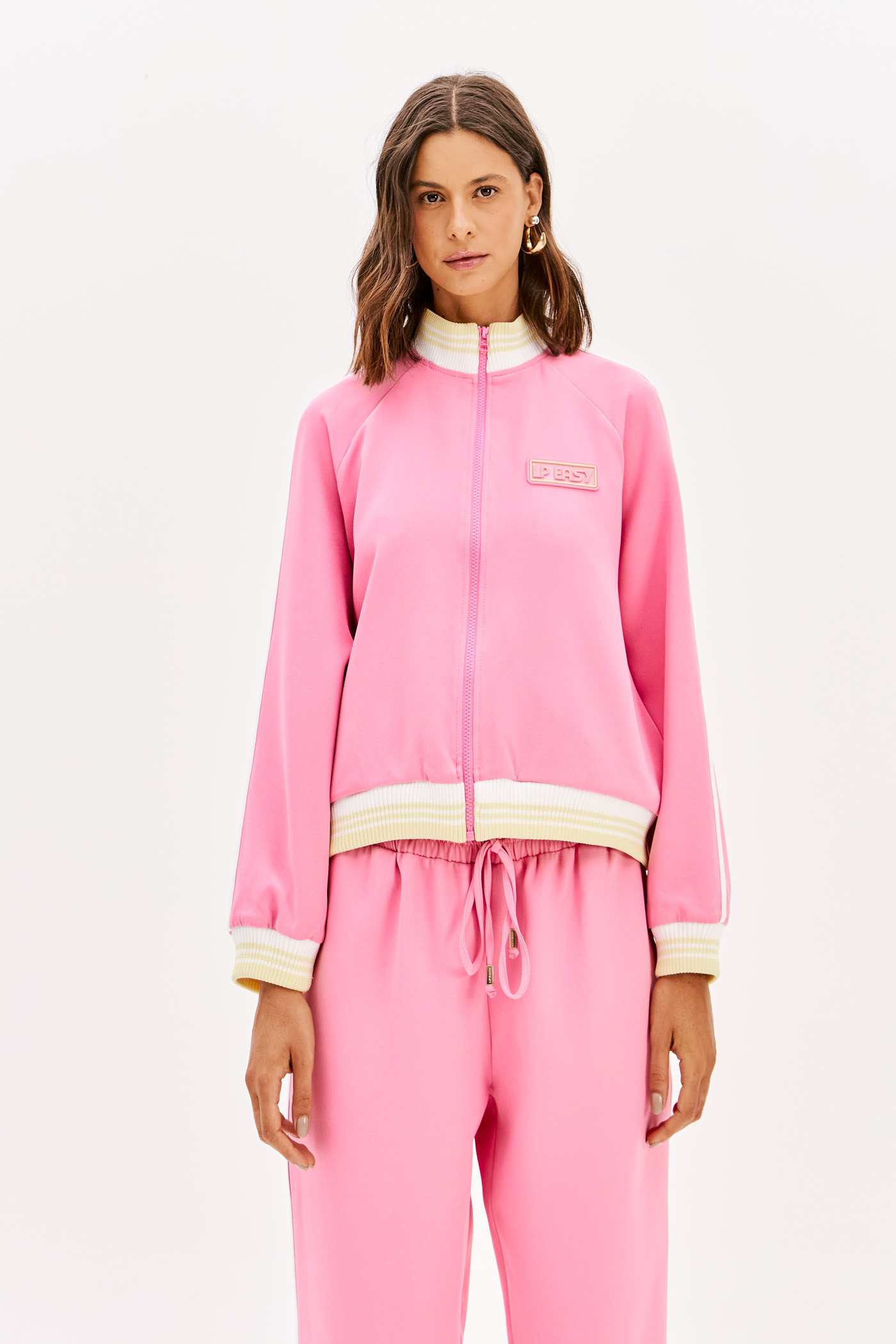 Casaco Desportivo Rosa - Lança Perfume  2