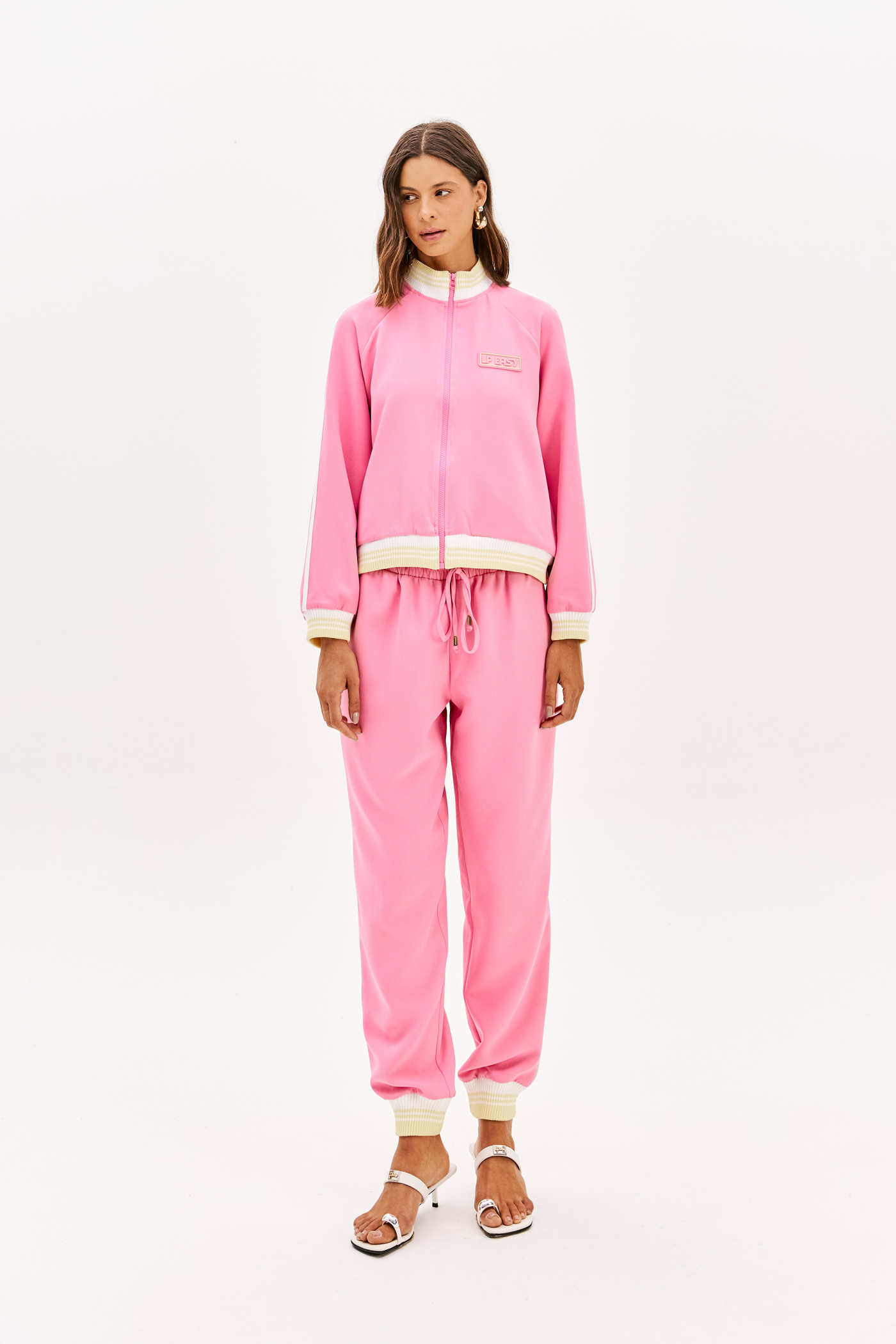 Casaco Desportivo Rosa - Lança Perfume  4