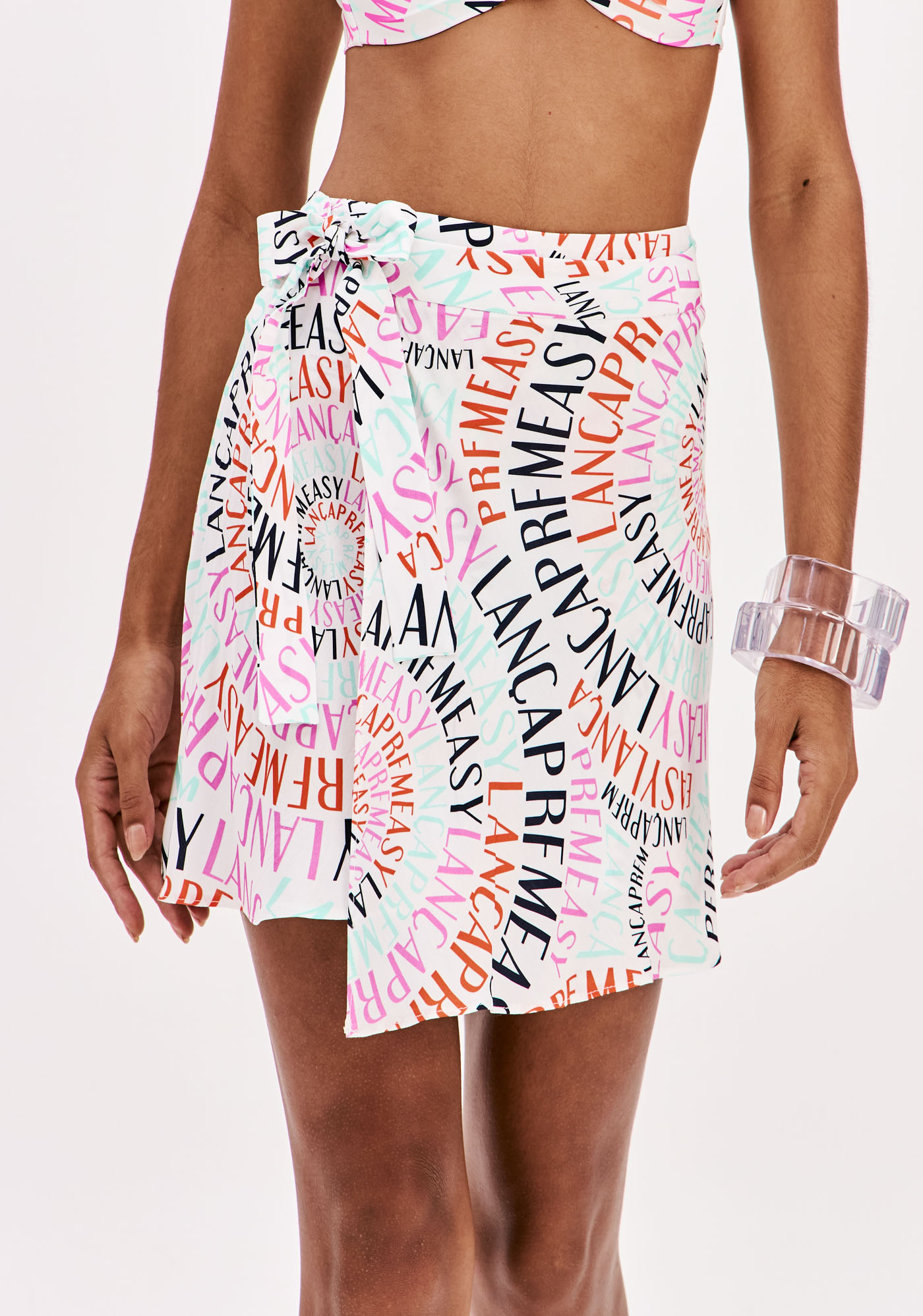 Saia FRACTAL NAME Branco Multi - Lança Perfume 1