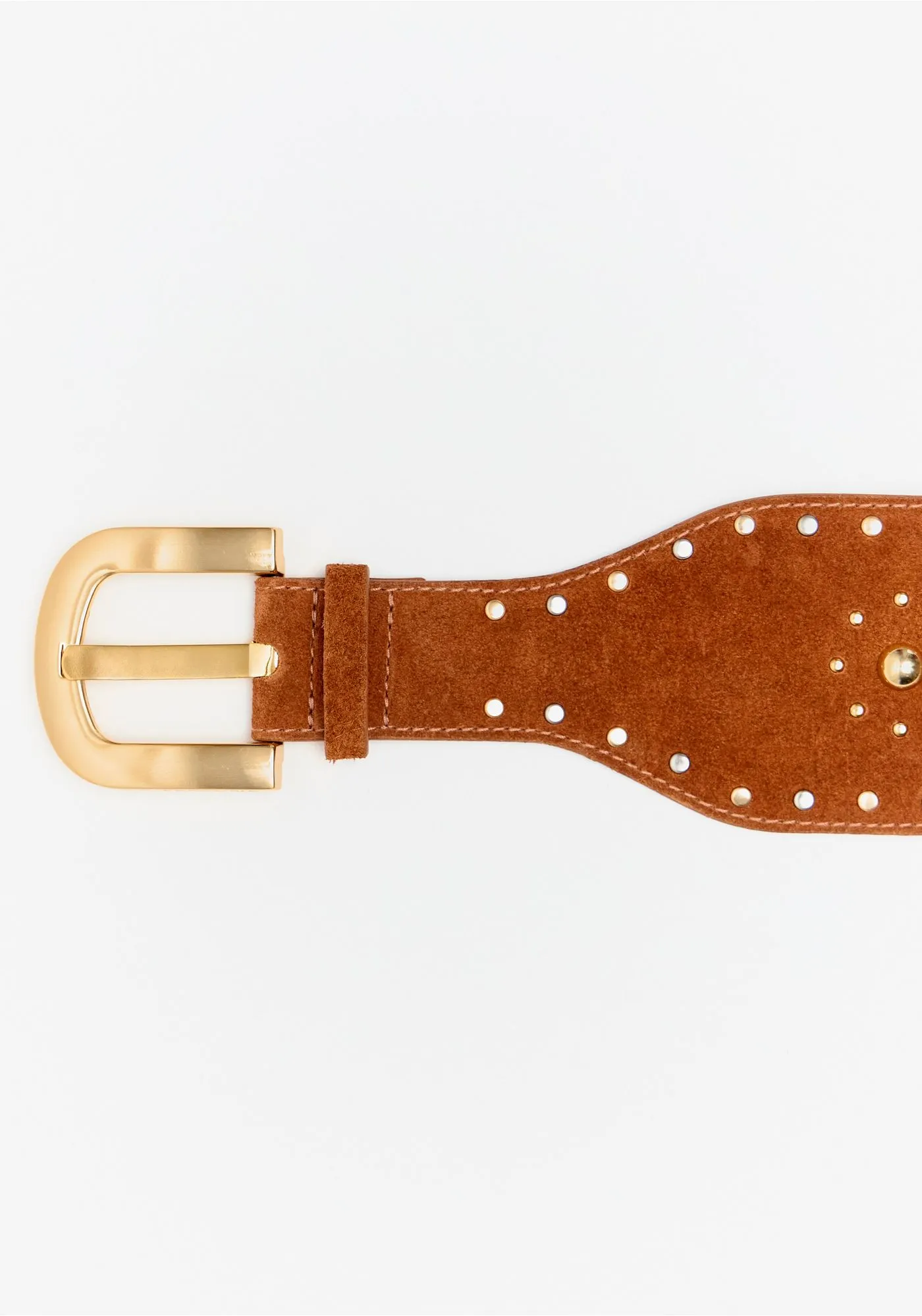 Cinto Largo Camurça Camel - Lança Perfume  2