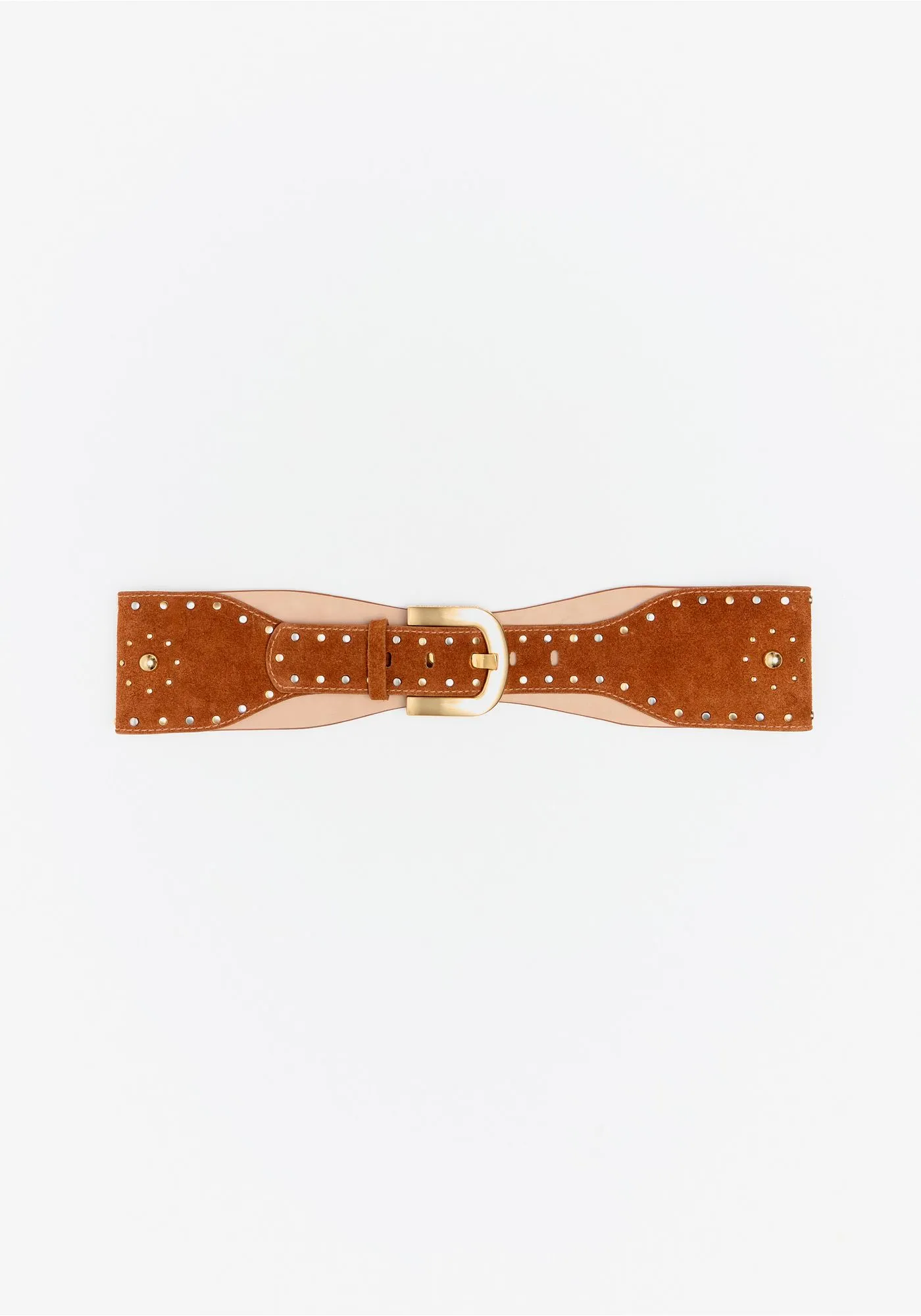 Cinto Largo Camurça Camel - Lança Perfume  1