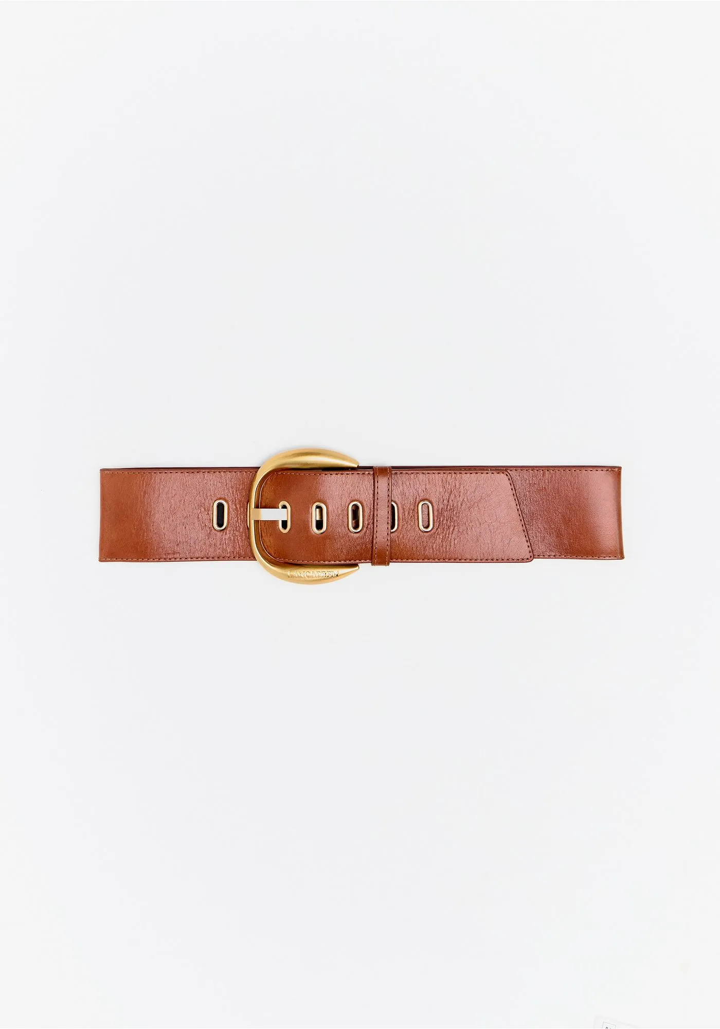 Cinto Fivela Dourada Largo Camel - Lança Perfume  2