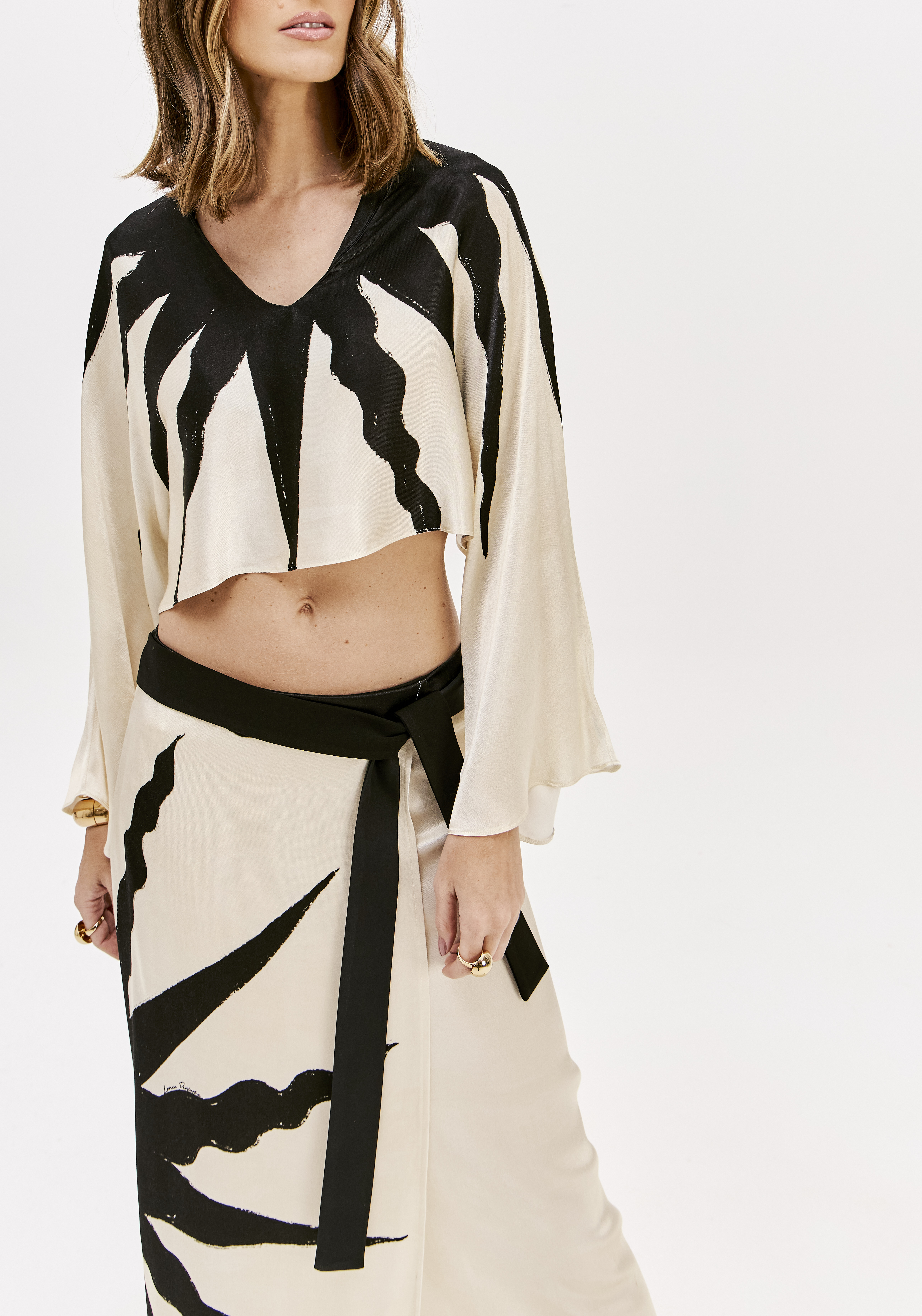 Blusa MARSELHA Preto e Branco - Lança Perfume 4