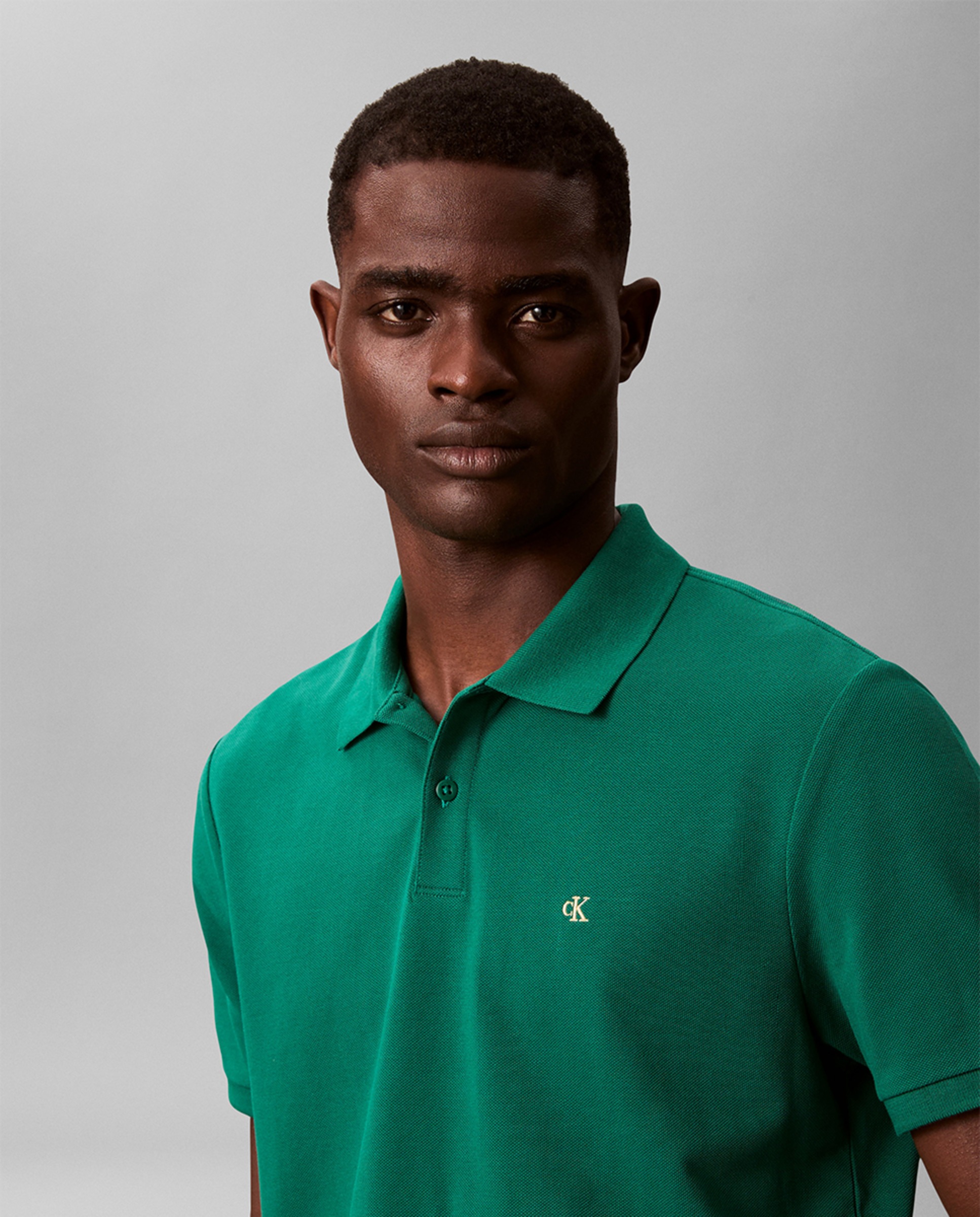 Polo Clássico Pique Verde - Calvin Klein  5