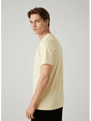T-shirt Badge 30S Amarelo Pastel - Calvin Klein 