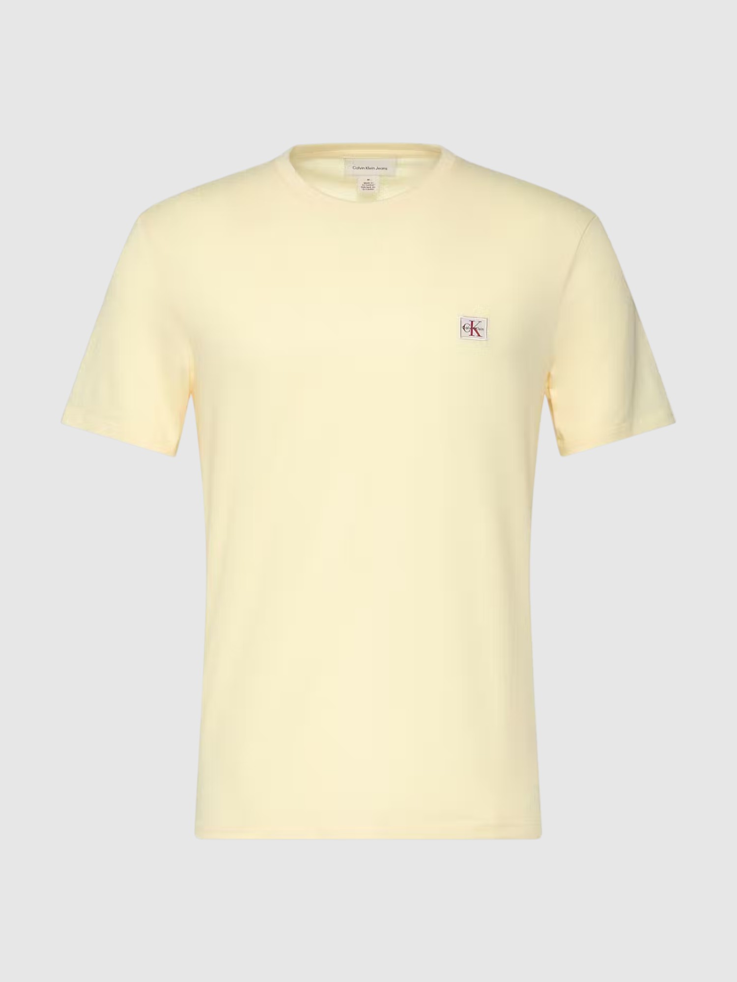 T-shirt Badge 30S Amarelo Pastel - Calvin Klein  3