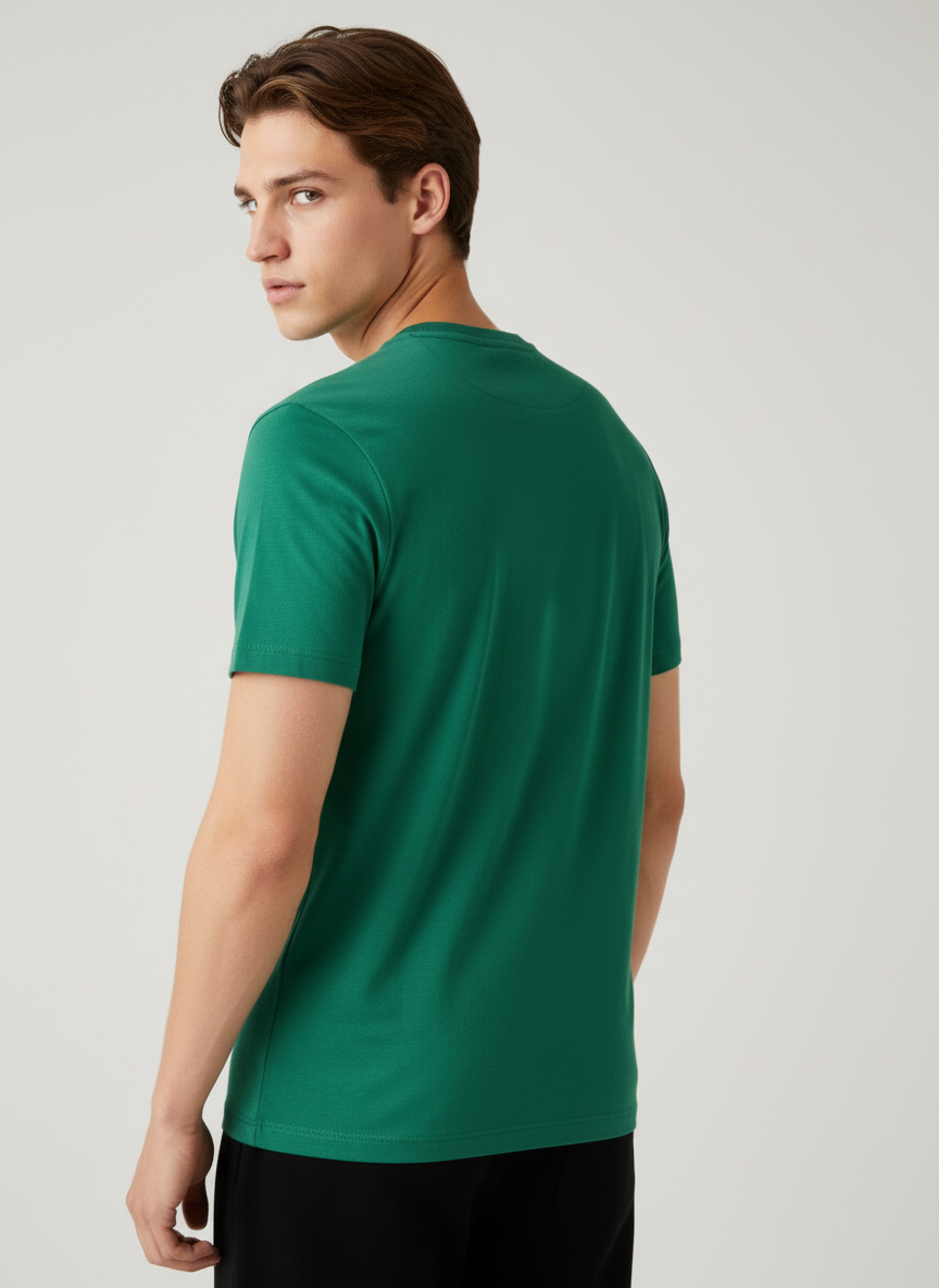 T-shirt Badge 30S Verde Esmeralda - Calvin Klein  2
