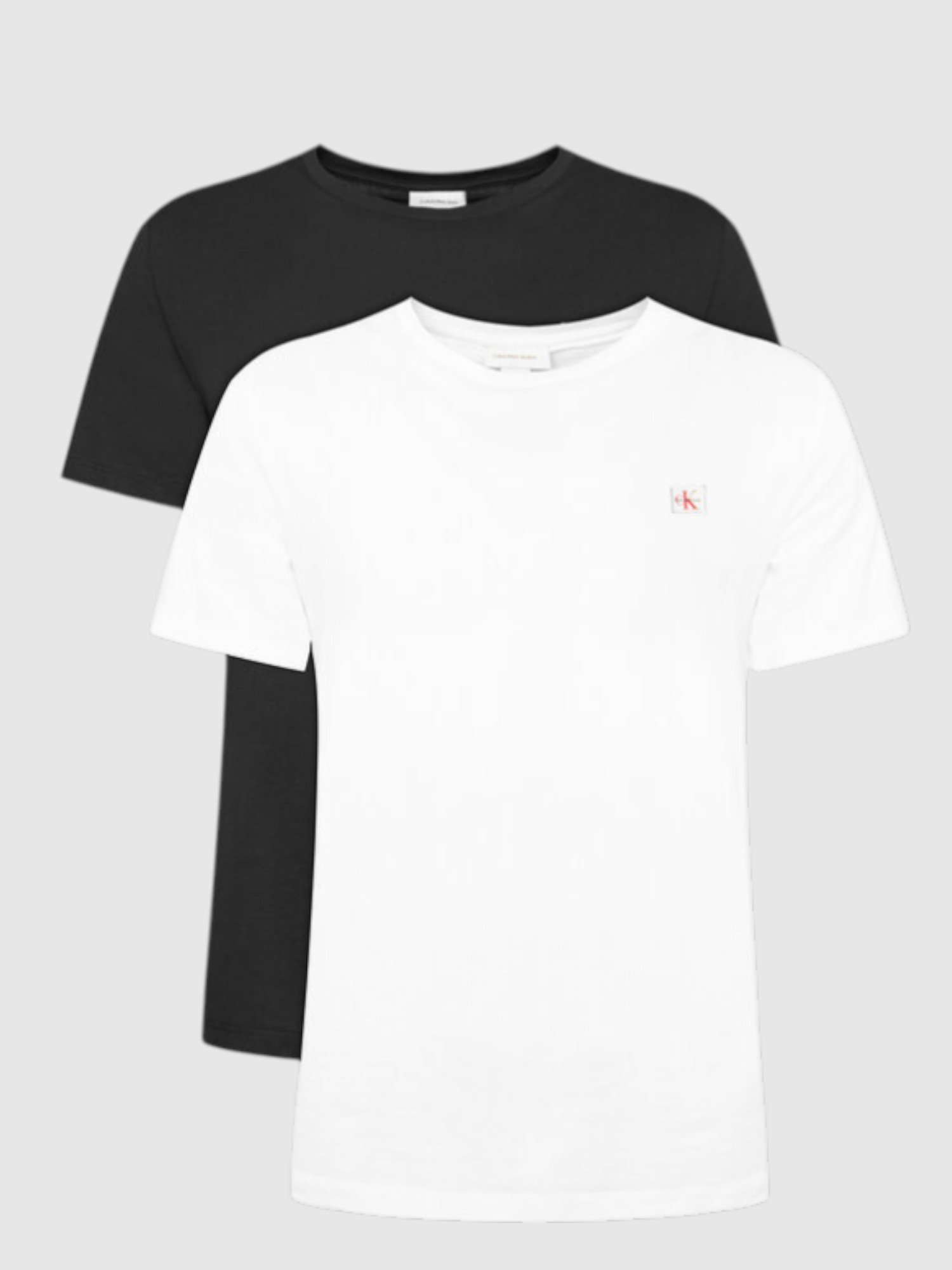 Pack 2 T-shirts Badge Perto + Branco - Calvin Klein  1
