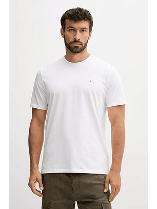 Pack 2 T-shirts Badge Azul + Branco - Calvin Klein