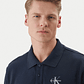 Polo Casual Pique Azul Escuro - Calvin Klein  - Thumbnail 3